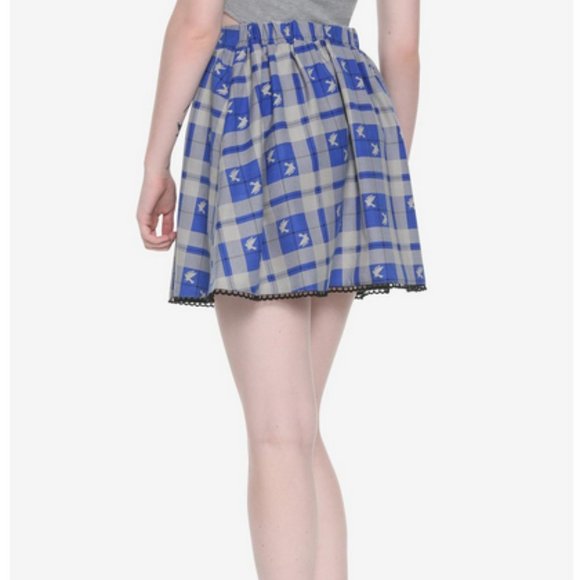 Harry Potter Ravenclaw Plaid Miniskirt - Picture 3 of 9